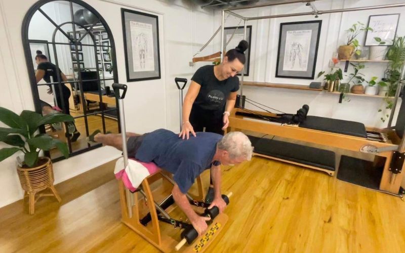 Private 1 to 1 pilates session.